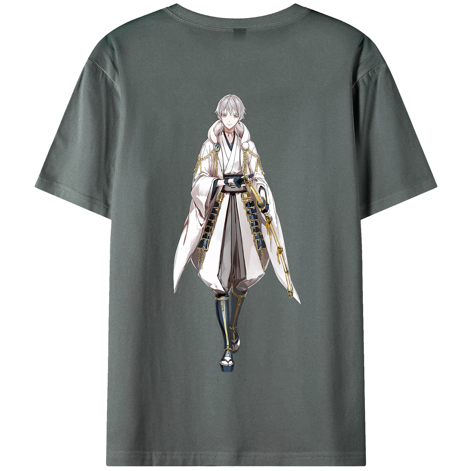 （画像用） 刀剣乱舞 Touken Ranbu 綿100％半袖Tシャツ（背面プリント）